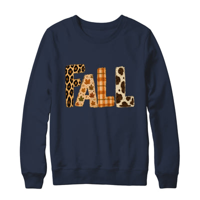 Vinage Autumn Distressed Fall Pumpkin Girly Thanksgiving Shirt & Sweatshirt | teecentury