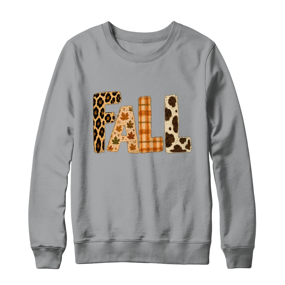 Vinage Autumn Distressed Fall Pumpkin Girly Thanksgiving Shirt & Sweatshirt | teecentury
