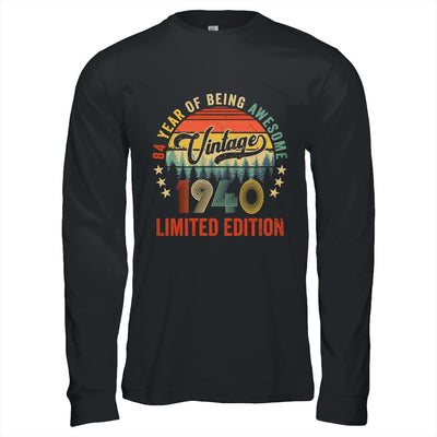 Vintage 1940 Limited Edition 84 Year Old 84th Birthday Shirt & Hoodie | teecentury