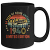 Vintage 1940 Limited Edition 84 Year Old 84th Birthday Mug | teecentury