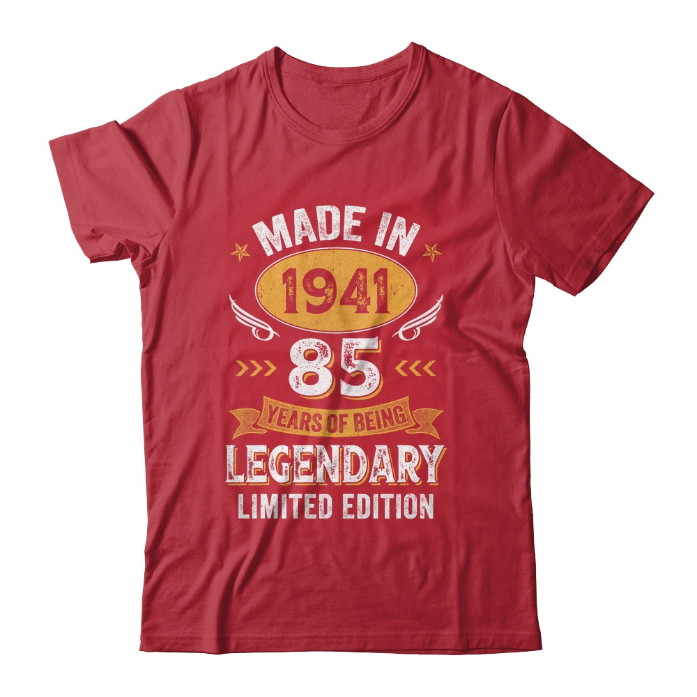 Vintage 1941 85 Years Old Birthday 85th Birthday Men Women Shirt & Hoodie | teecentury