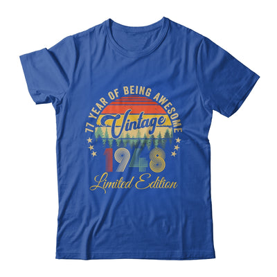 Vintage 1948 Limited Edition 77 Year Old 77th Birthday Shirt & Hoodie | teecentury