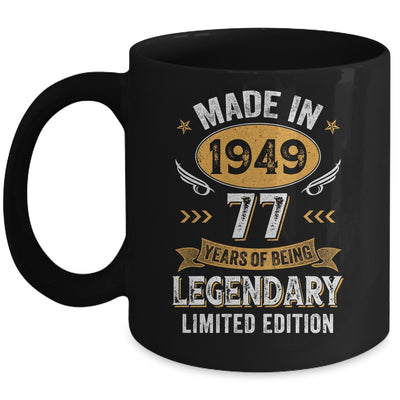 Vintage 1949 77 Years Old Birthday 77th Birthday Men Women Mug | teecentury