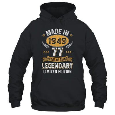 Vintage 1949 77 Years Old Birthday 77th Birthday Men Women Shirt & Hoodie | teecentury