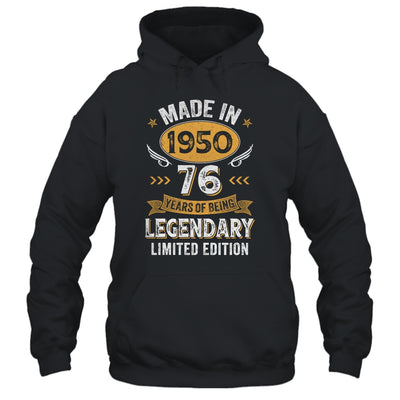 Vintage 1950 76 Years Old Birthday 76th Birthday Men Women Shirt & Hoodie | teecentury