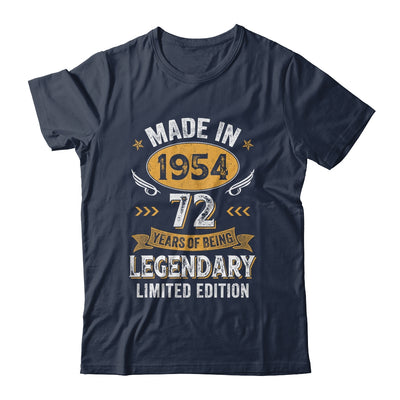 Vintage 1954 72 Years Old Birthday 72nd Birthday Men Women Shirt & Hoodie | teecentury