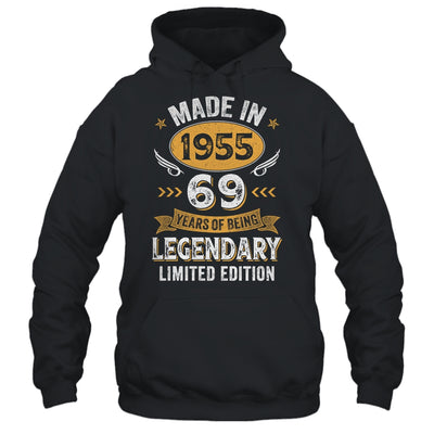 Vintage 1955 69 Years Old 69th Birthday For Men Women Shirt & Hoodie | teecentury