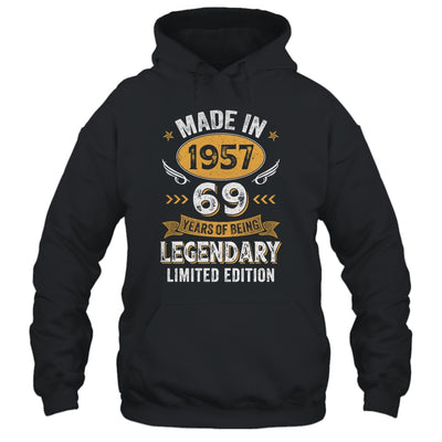 Vintage 1957 69 Years Old Birthday 69th Birthday Men Women Shirt & Hoodie | teecentury