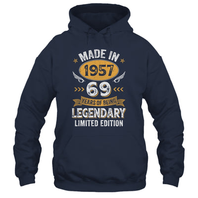 Vintage 1957 69 Years Old Birthday 69th Birthday Men Women Shirt & Hoodie | teecentury