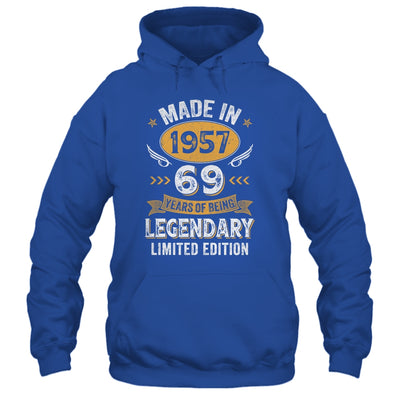 Vintage 1957 69 Years Old Birthday 69th Birthday Men Women Shirt & Hoodie | teecentury