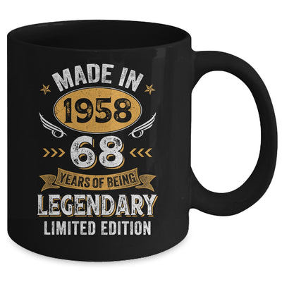 Vintage 1958 68 Years Old Birthday 68th Birthday Men Women Mug | teecentury