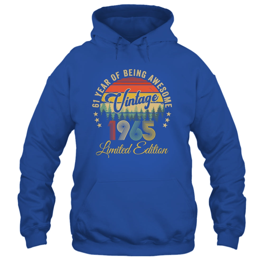 Vintage 1965 Limited Edition 61 Years Old 61st Birthday Shirt & Hoodie | teecentury