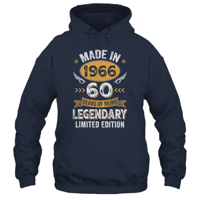 Vintage 1966 60 Years Old Birthday 60th Birthday Men Women Shirt & Hoodie | teecentury