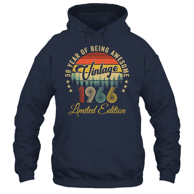 Vintage 1966 Limited Edition 59 Year Old 59th Birthday Shirt & Hoodie | teecentury