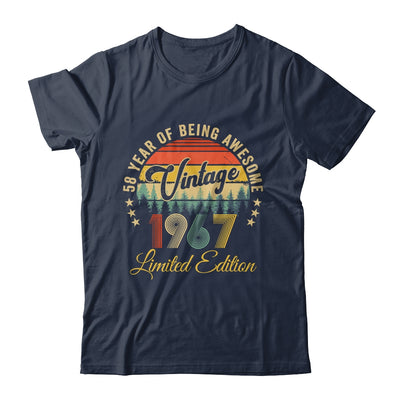 Vintage 1967 Limited Edition 58 Year Old 58th Birthday Shirt & Hoodie | teecentury