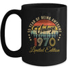 Vintage 1970 Limited Edition 55 Year Old 55th Birthday Mug | teecentury