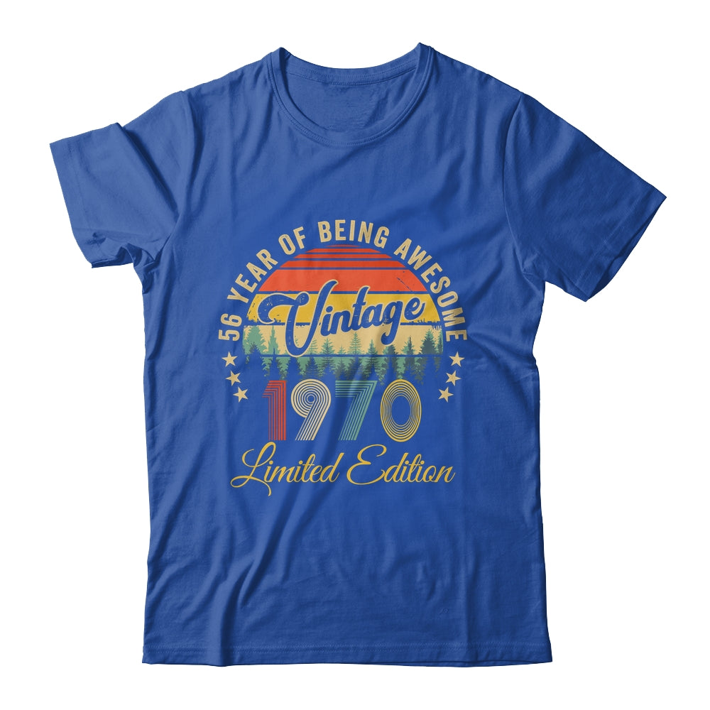 Vintage 1970 Limited Edition 56 Years Old 56th Birthday Shirt & Hoodie | teecentury