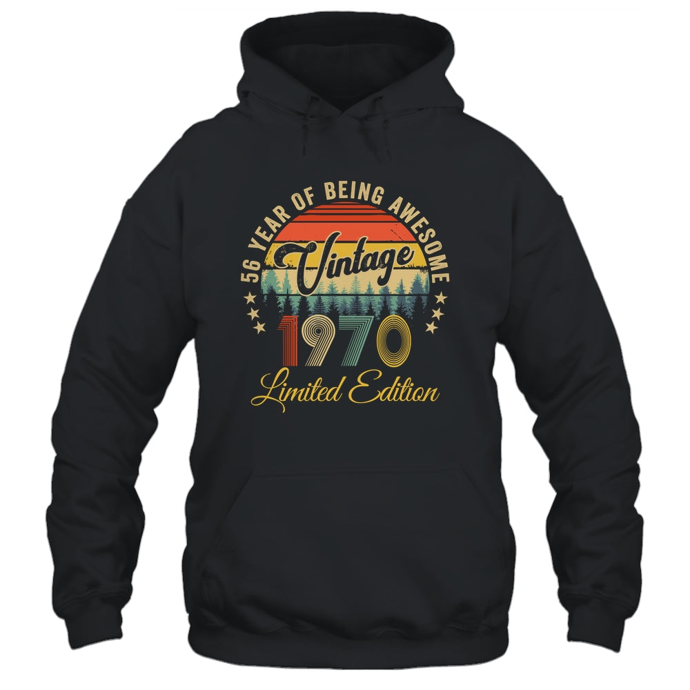 Vintage 1970 Limited Edition 56 Years Old 56th Birthday Shirt & Hoodie | teecentury
