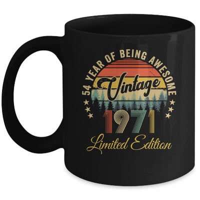Vintage 1971 Limited Edition 54 Year Old 54th Birthday Mug | teecentury