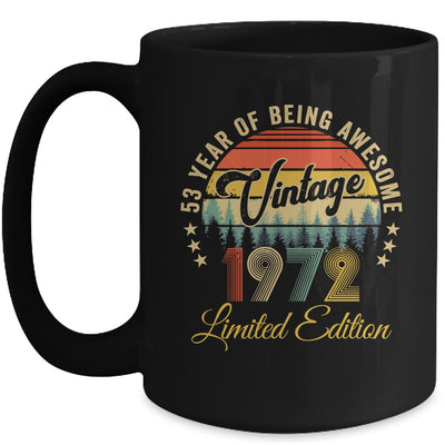 Vintage 1972 Limited Edition 53 Year Old 53rd Birthday Mug | teecentury