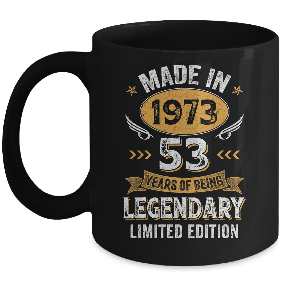 Vintage 1973 53 Years Old Birthday 53rd Birthday Men Women Mug | teecentury