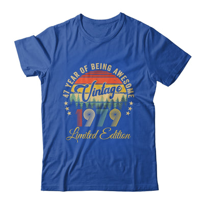 Vintage 1979 Limited Edition 47 Years Old 47th Birthday Shirt & Hoodie | teecentury