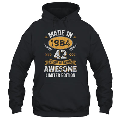 Vintage 1984 42 Years Old Birthday 42nd Birthday Men Women Shirt & Hoodie | teecentury