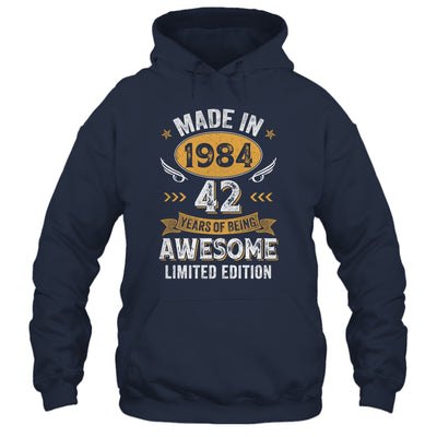 Vintage 1984 42 Years Old Birthday 42nd Birthday Men Women Shirt & Hoodie | teecentury