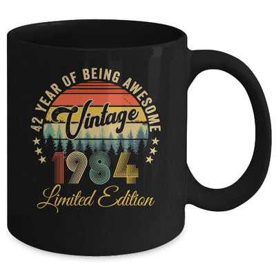 Vintage 1984 Limited Edition 42 Years Old 42nd Birthday Mug | teecentury