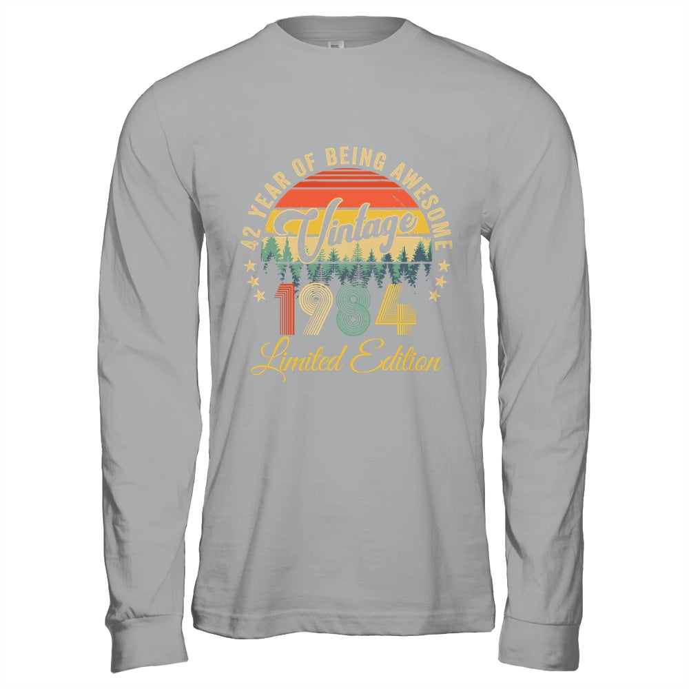 Vintage 1984 Limited Edition 42 Years Old 42nd Birthday Shirt & Hoodie | teecentury