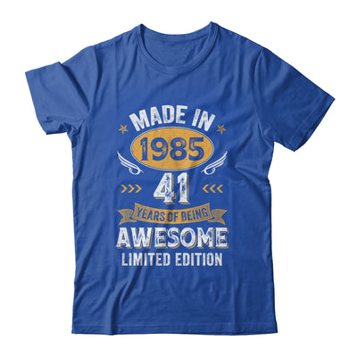 Vintage 1985 41 Years Old Birthday 41st Birthday Men Women Shirt & Hoodie | teecentury