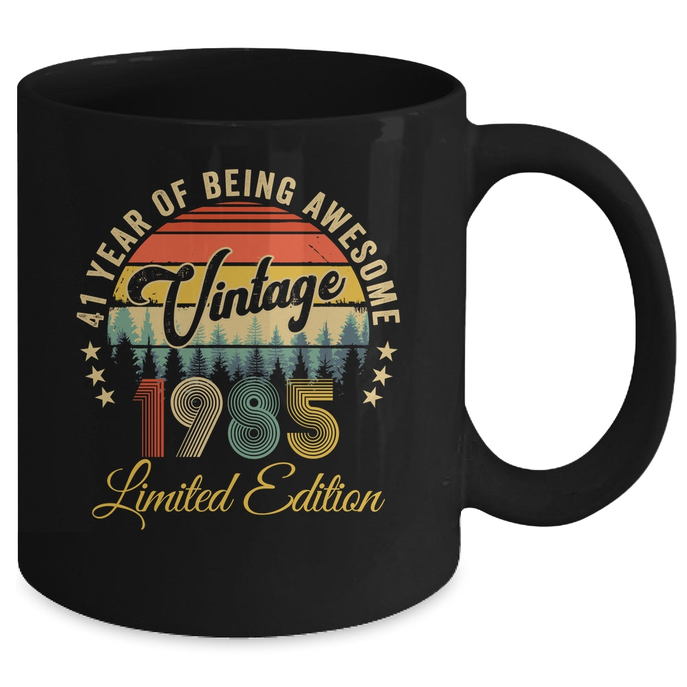 Vintage 1985 Limited Edition 41 Years Old 41st Birthday Mug | teecentury
