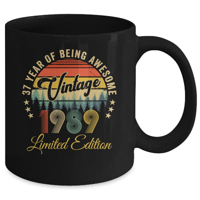 Vintage 1989 Limited Edition 37 Years Old 37th Birthday Mug | teecentury