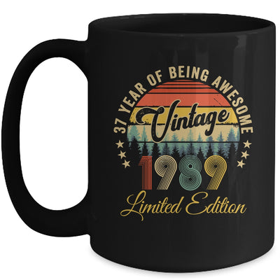 Vintage 1989 Limited Edition 37 Years Old 37th Birthday Mug | teecentury