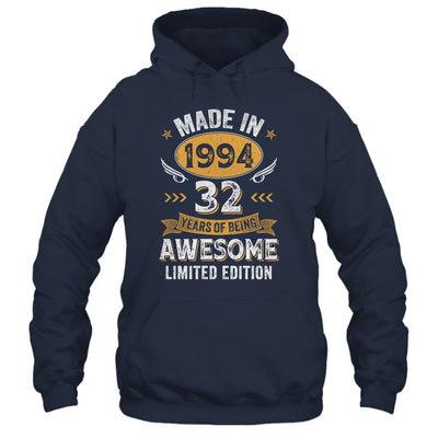 Vintage 1994 32 Years Old Birthday 32nd Birthday Men Women Shirt & Hoodie | teecentury