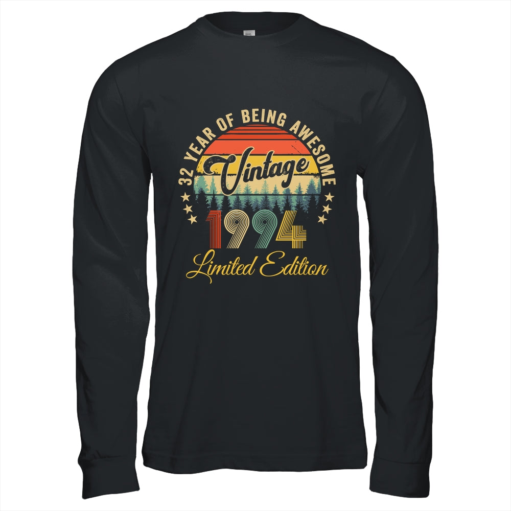 Vintage 1994 Limited Edition 32 Years Old 32nd Birthday Shirt & Hoodie | teecentury