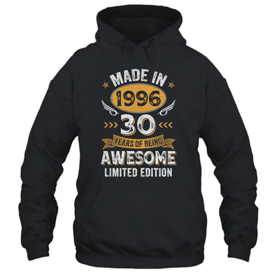 Vintage 1996 30 Years Old Birthday 30th Birthday Men Women Shirt & Hoodie | teecentury