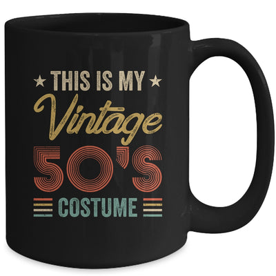 Vintage 50s Costume 50's Outfit 1950s Fashion 50 Theme Party Mug | teecentury