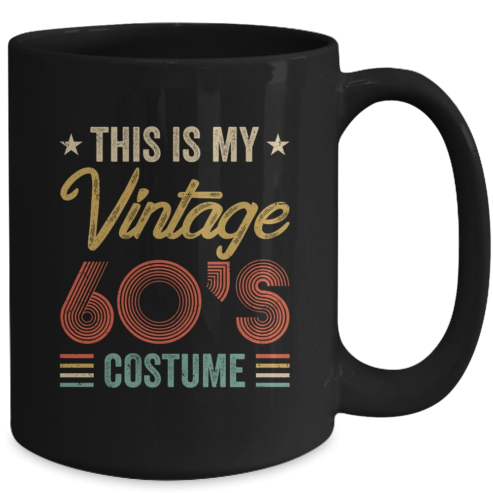 Vintage 60s Costume 60's Outfit 1960s Fashion 60 Theme Party Ceramic Mug  11oz 15oz