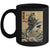 Vintage Anime Cat Japanese Funny Samurai Cat Riding Shark Men Women Mug | teecentury