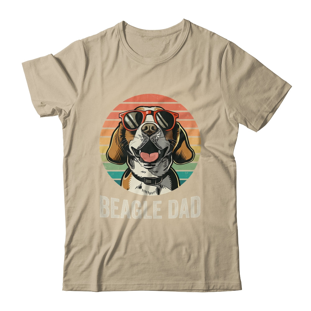 Vintage Beagle Dad For Fathers Day Dog Lover Funny Shirt & Hoodie | teecentury