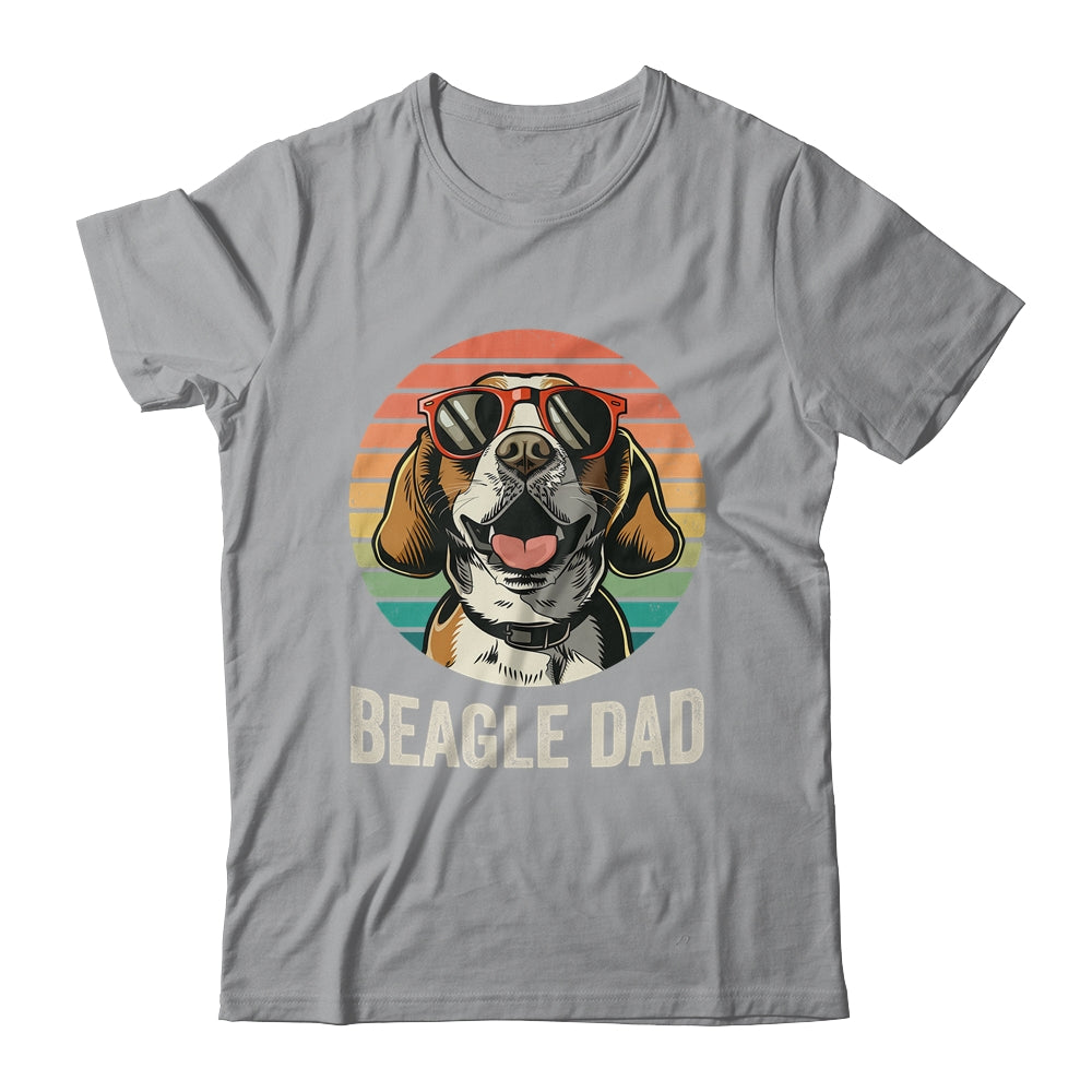 Vintage Beagle Dad For Fathers Day Dog Lover Funny Shirt & Hoodie | teecentury