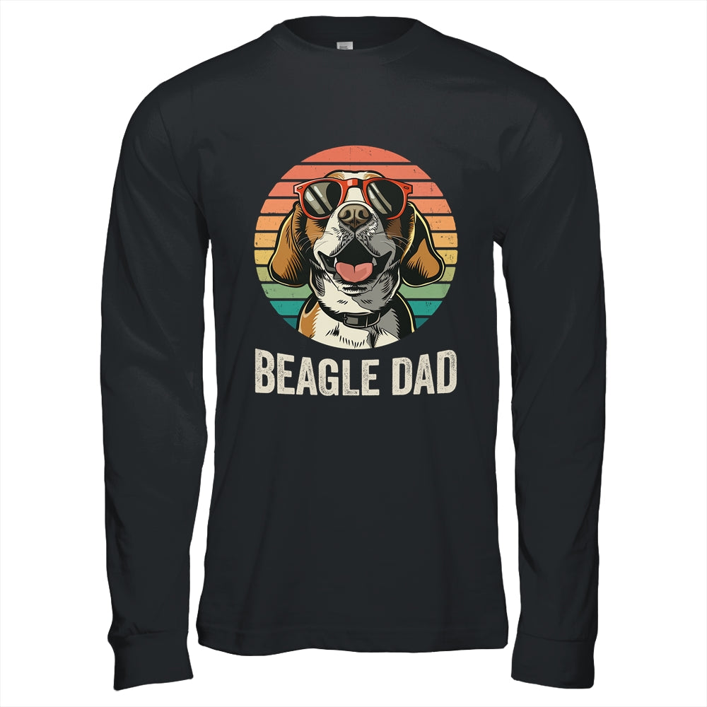 Vintage Beagle Dad For Fathers Day Dog Lover Funny Shirt & Hoodie | teecentury