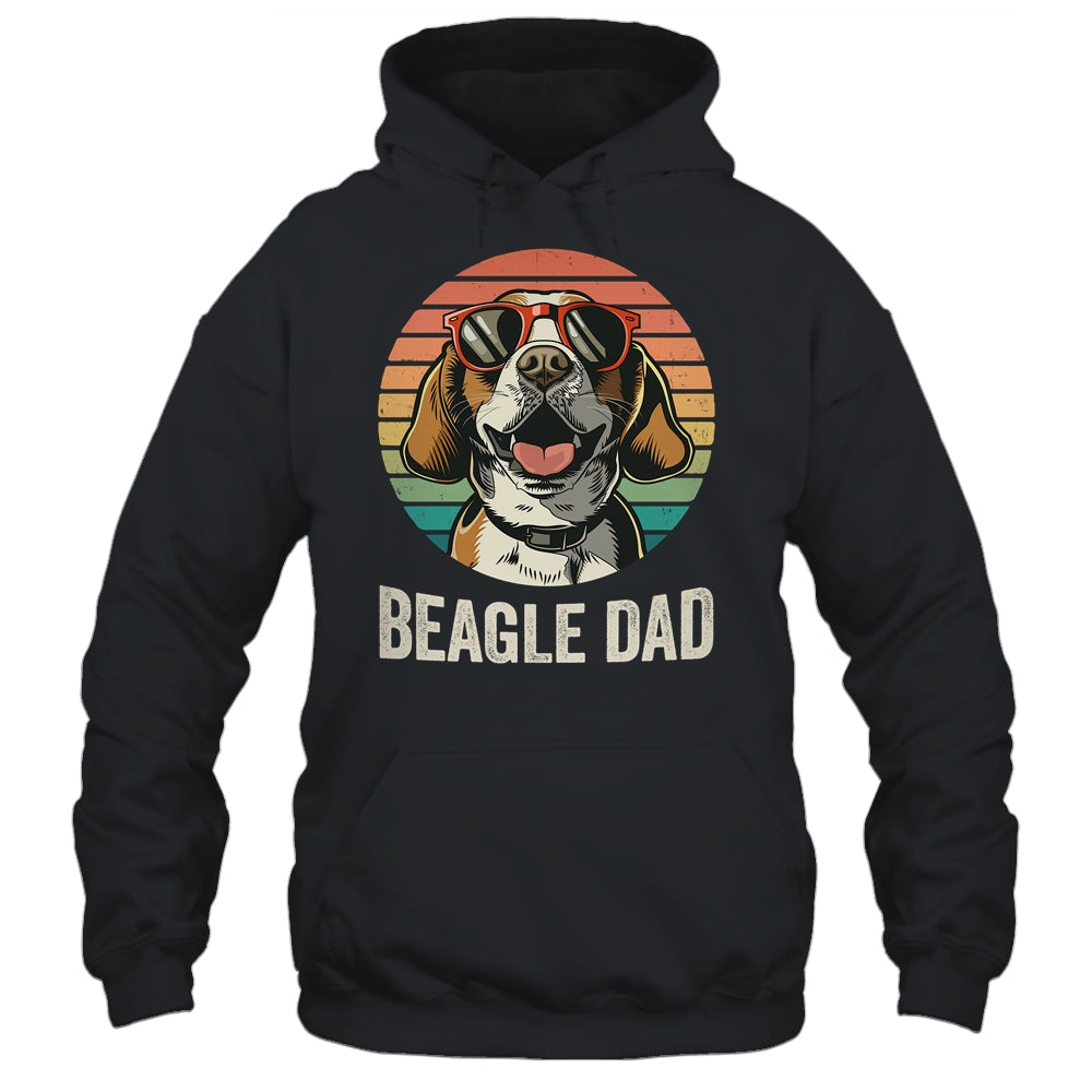 Vintage Beagle Dad For Fathers Day Dog Lover Funny Shirt & Hoodie | teecentury