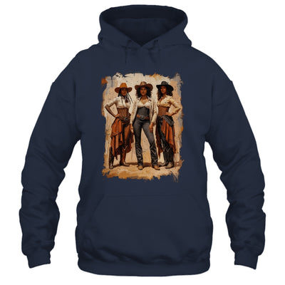 Vintage Black African American Cowgirl Western Women Girl Shirt & Tank Top | teecentury