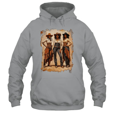 Vintage Black African American Cowgirl Western Women Girl Shirt & Tank Top | teecentury