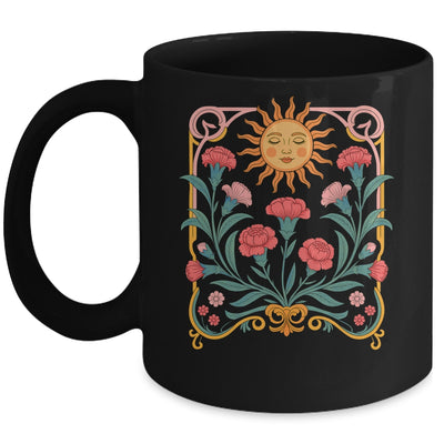 Vintage Boho Flowers Wildflowers Cute Summer Graphic Women Mug | teecentury