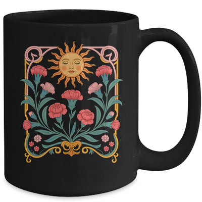 Vintage Boho Flowers Wildflowers Cute Summer Graphic Women Mug | teecentury