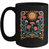 Vintage Boho Flowers Wildflowers Cute Summer Graphic Women Mug | teecentury