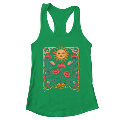 Vintage Boho Flowers Wildflowers Cute Summer Graphic Women Shirt & Tank Top | teecentury
